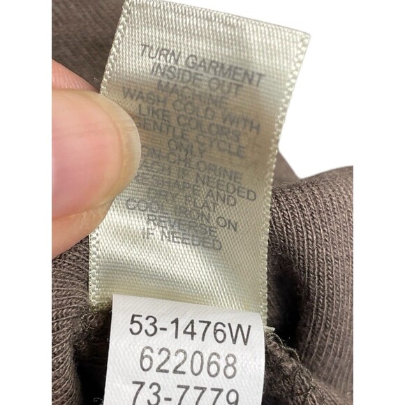 J Jill Top Shirt Women’s Plus Size 3X Cotton Embroidered Sequins Sage Green Wrap - Picture 6 of 9